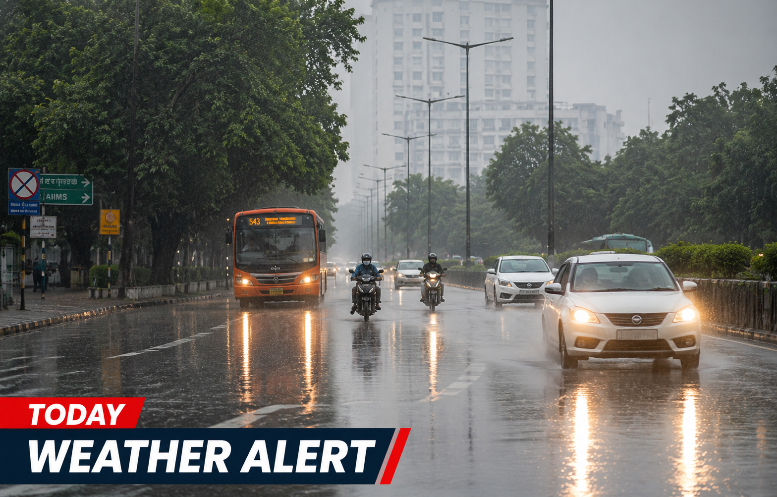 दिल्ली में 18 अगस्त 2026 को गर्मी और उमस के बीच हल्की बारिश की संभावना, IMD Delhi weather forecast